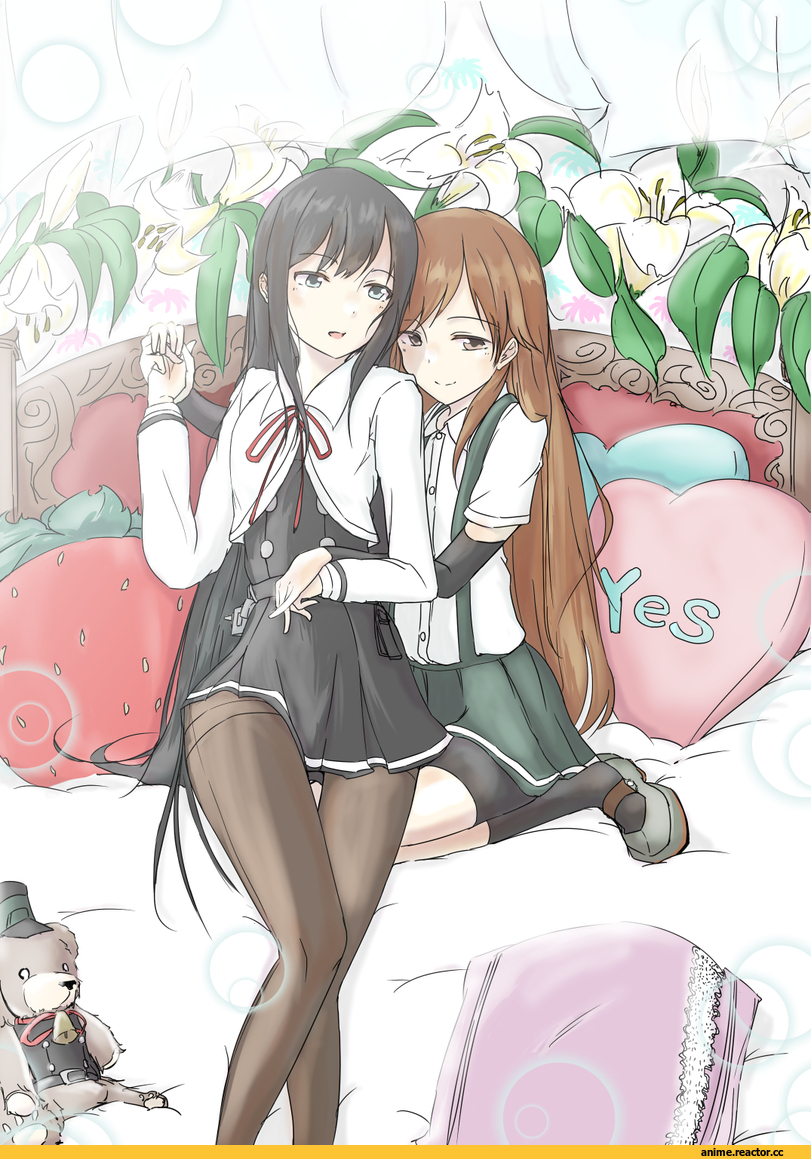 Arashio (Kantai Collection), Kantai Collection, asashio (kantai collection), rakisuto1, Anime