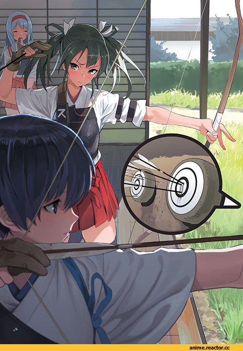Shoukaku, Kantai Collection, Zuikaku, Kaga (Kantai Collection), Ladic, Anime Art, Anime