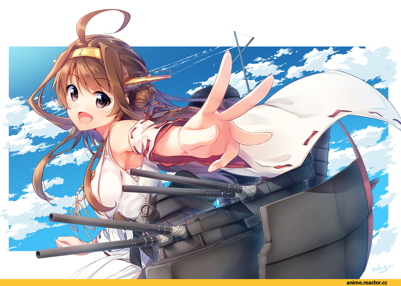 Kongou (Kantai Collection), Kantai Collection, sora from france, Anime