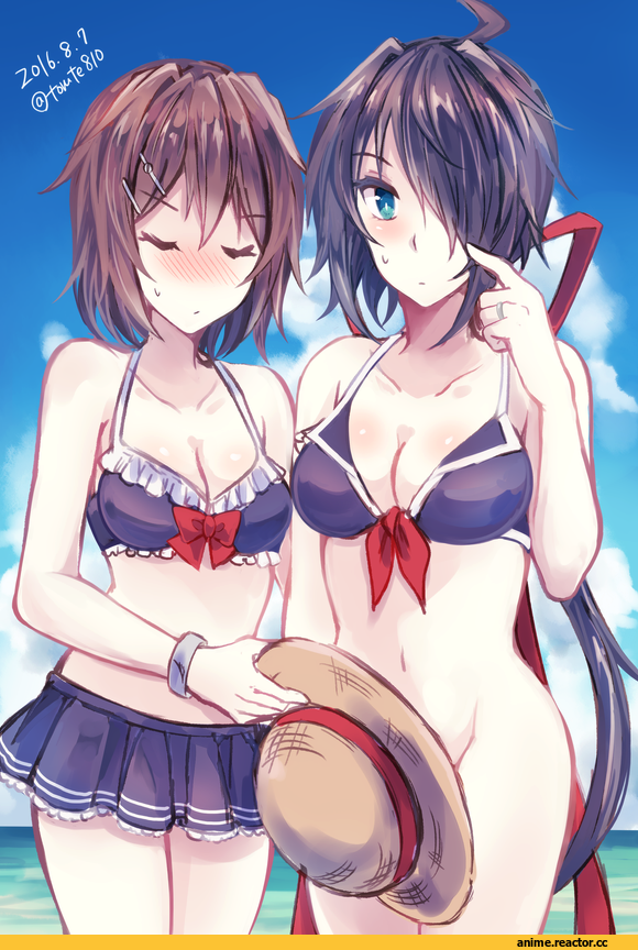 Furutaka (Kantai Collection), Kantai Collection, Kako (Kantai Collection), Anime Ero Swim, Anime Ero, torute, Anime