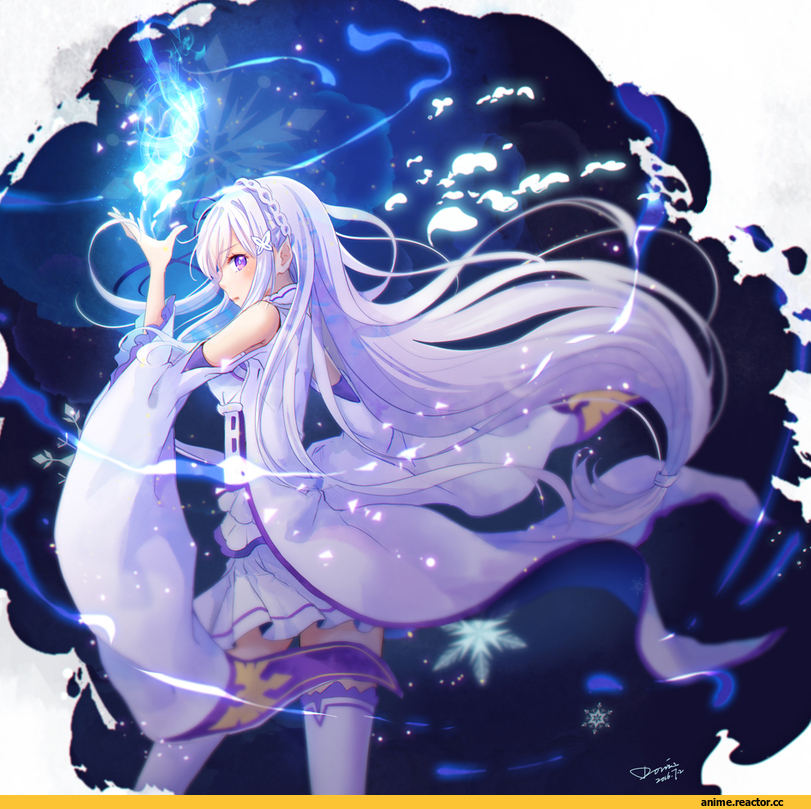 Emilia (re zero), Re Zero Kara Hajimeru Isekai Seikatsu, dorris, Anime