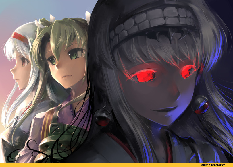 Kantai Collection, Shoukaku, Zuikaku, ebizome, Abyssal Kanmusu, Anime