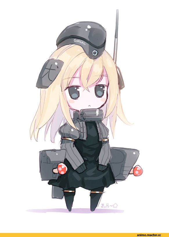 Kantai Collection, U-511 (Kantai Collection), chibi, Anime