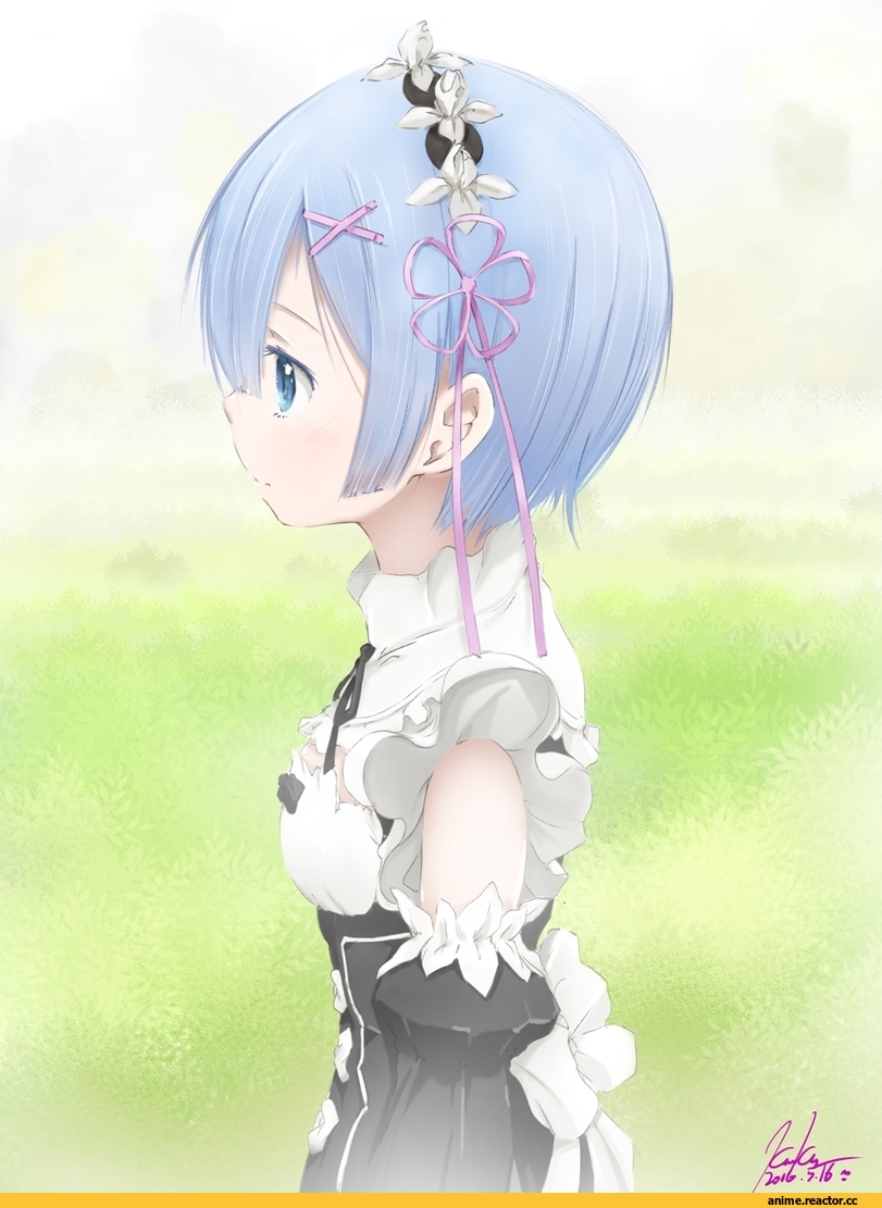 Re Zero Kara Hajimeru Isekai Seikatsu, Rem (re zero), Kem Kem, Anime Art, Maid, Anime