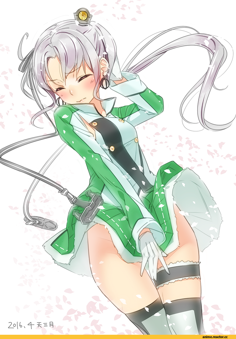 Akitsushima (Kantai Collection), Kantai Collection, Ama Mitsuki, Anime Art, no panties?, Anime