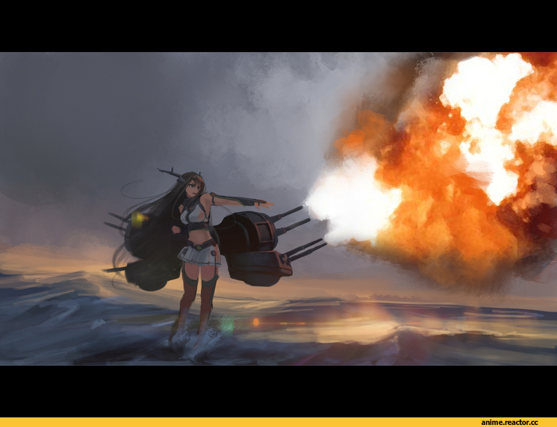 hettsuaa, Nagato (Kantai Collection), Kantai Collection, Anime