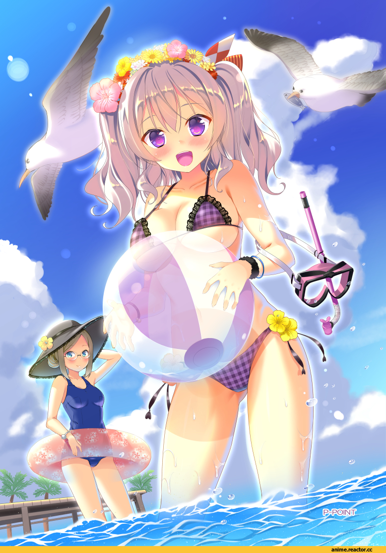Kantai Collection, Kashima (Kantai Collection), Katori (Kantai Collection), pikazo, Anime Ero Swim, Anime Ero, Anime