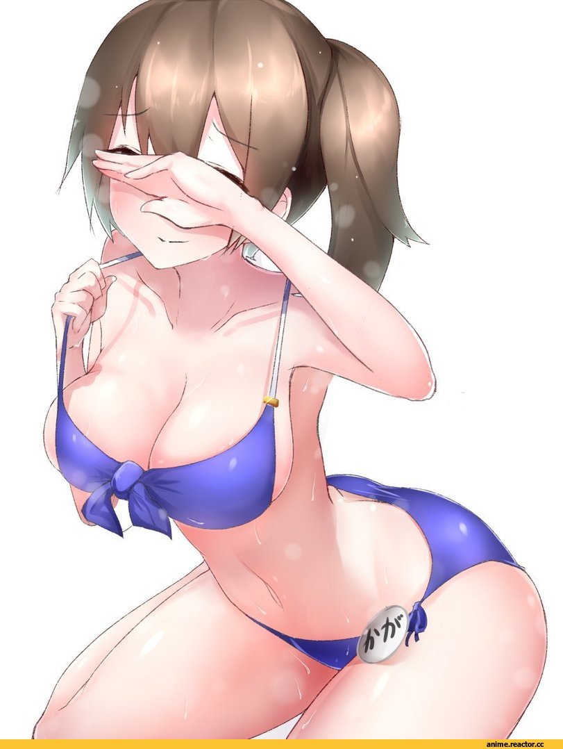 Anime Ero Swim, Anime Ero, Kaga (Kantai Collection), Kantai Collection, boruhis, Anime