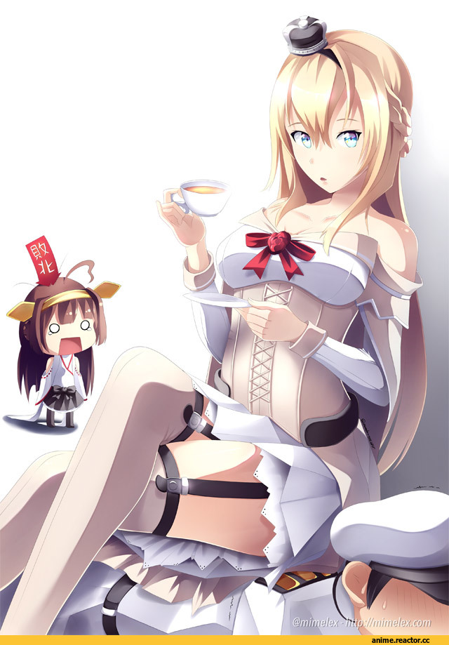 mimelex, Warspite (Kantai Collection), Admiral (Kantai Collection), Kantai Collection, Kongou (Kantai Collection), Anime