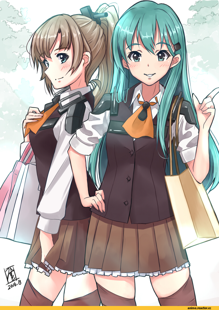 Kumano, Kantai Collection, Suzuya (Kantai Collection), mistrail, Anime