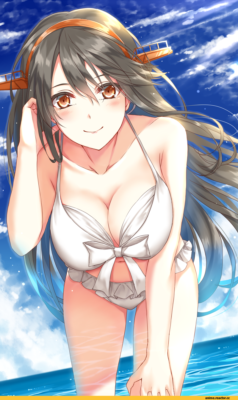 morizono shiki, Haruna (Kantai Collection), Kantai Collection, Anime Ero Swim, Anime Ero, Anime