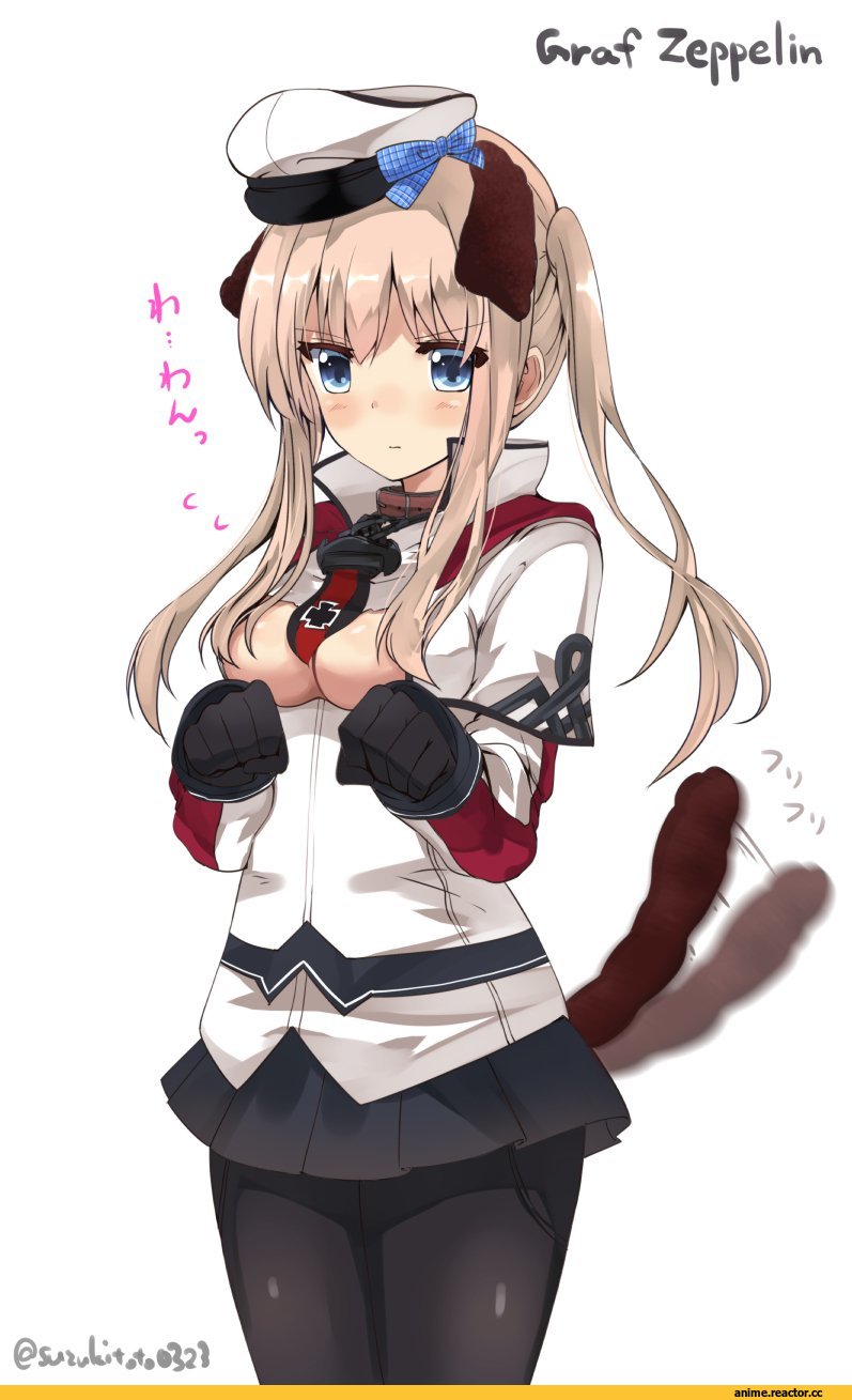 suzuki toto, Graf Zeppelin, Kantai Collection, Inumimi, Animal Ears, Anime