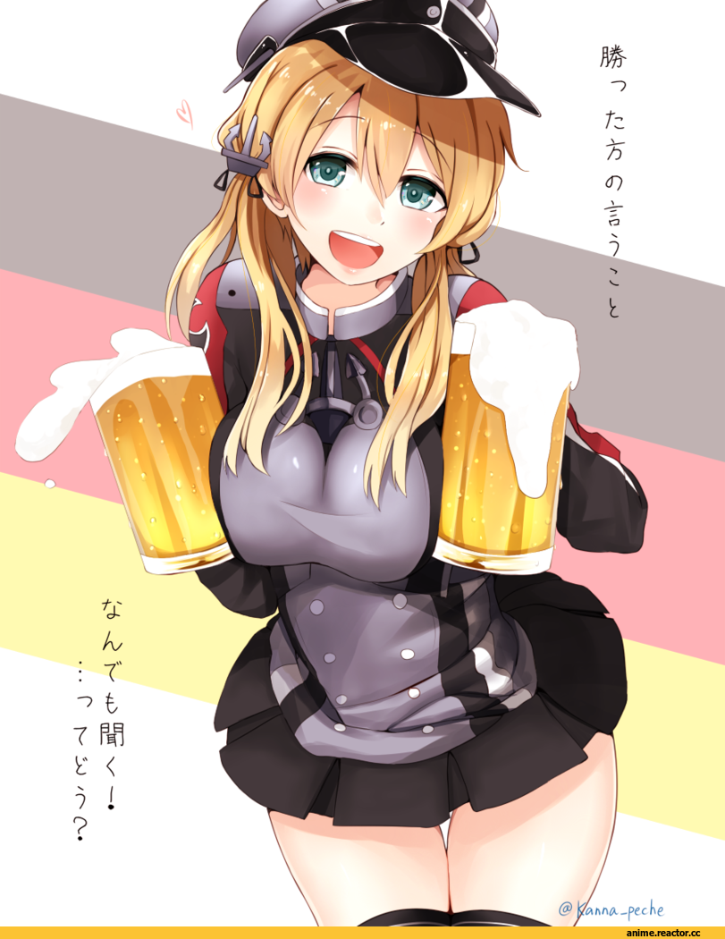 kanna (horntp), Prinz Eugen, Kantai Collection, Anime