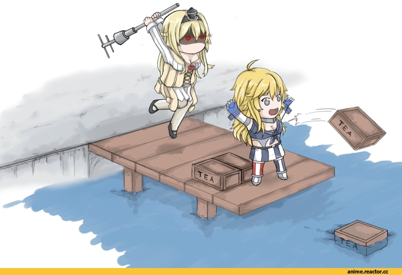 Kantai Collection, Iowa (Kantai Collection), Warspite (Kantai Collection), hinanai tenshi (reddit), Anime