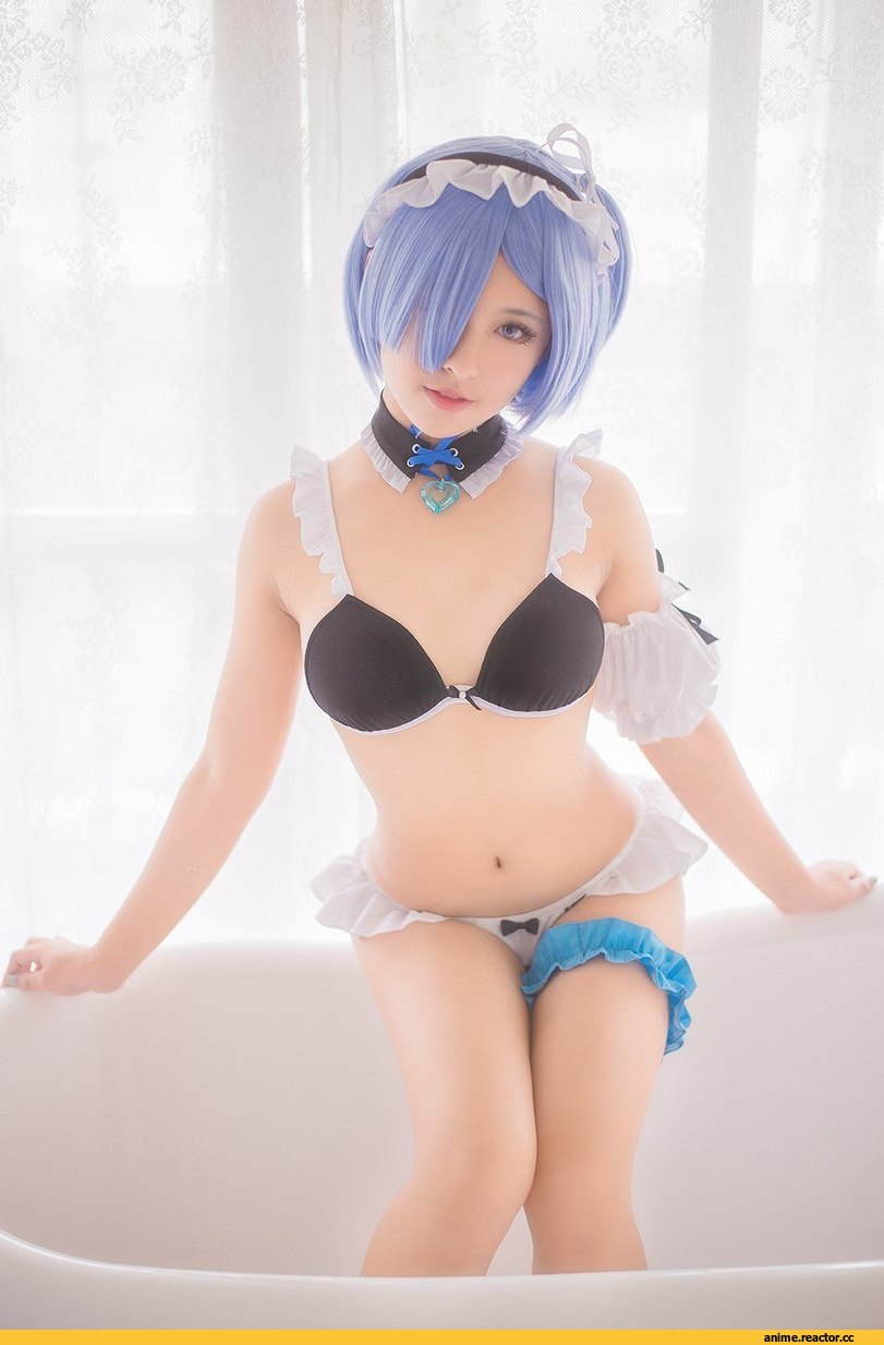 re, Zero Kara Hajimeru Isekai Seikatsu, Rem (re zero), Re Zero Kara Hajimeru Isekai Seikatsu, Ram (Re Zero), ero cosplay, cosplay, Anime