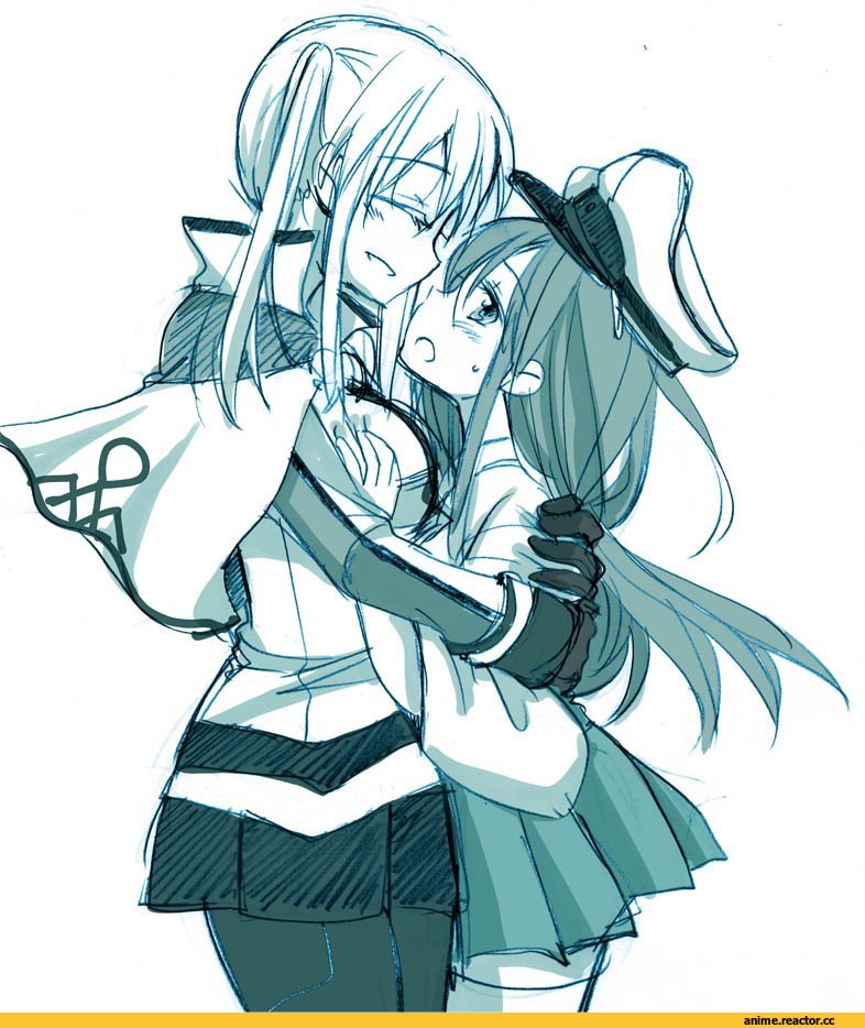 sanpatisiki, Graf Zeppelin, Kantai Collection, Akagi, Shoujo Ai, Anime