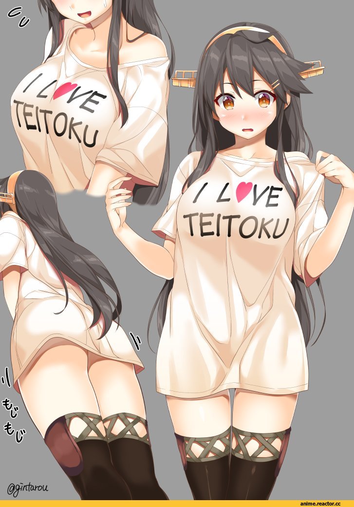 gintarou (kurousagi108), Haruna (Kantai Collection), Kantai Collection, Anime