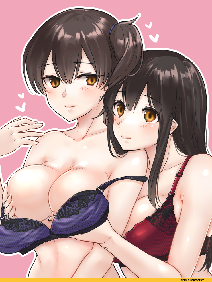 Akagi, Kantai Collection, kaga, Anime Ero Swim, Anime Ero, Fukuroumori, Anime