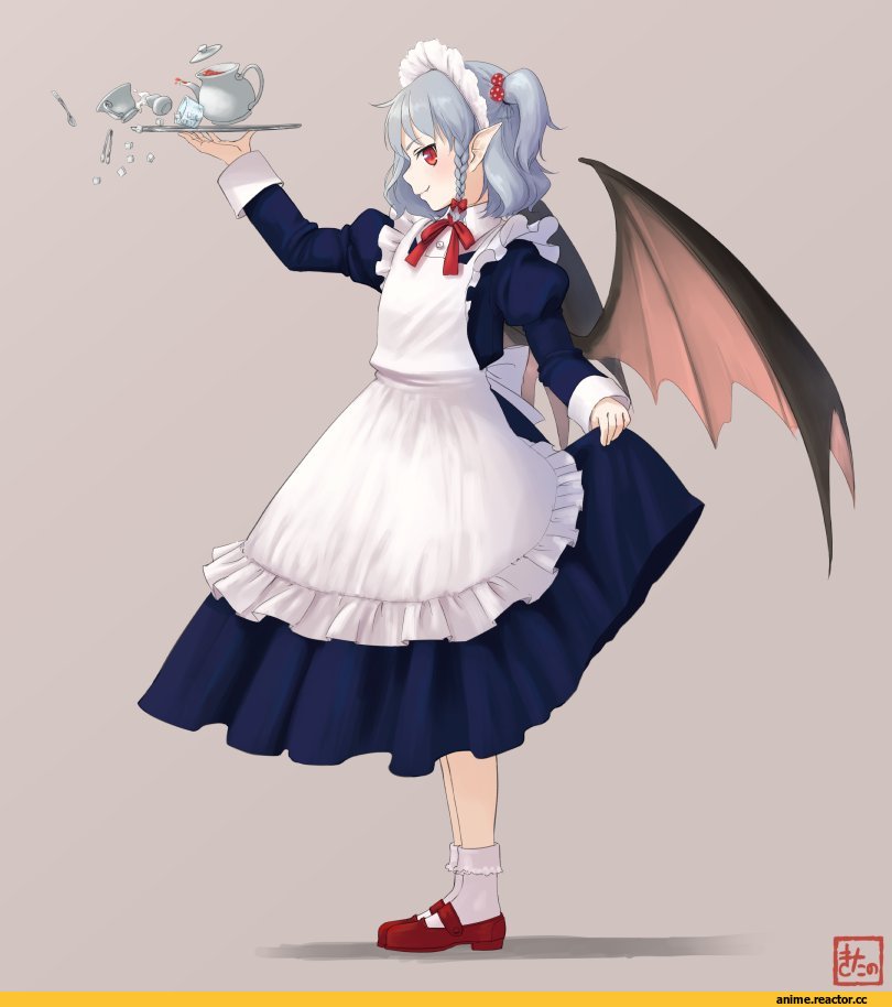 Remilia Scarlet, Touhou Project, kitano (kitanosnowwhite), Maid, Anime