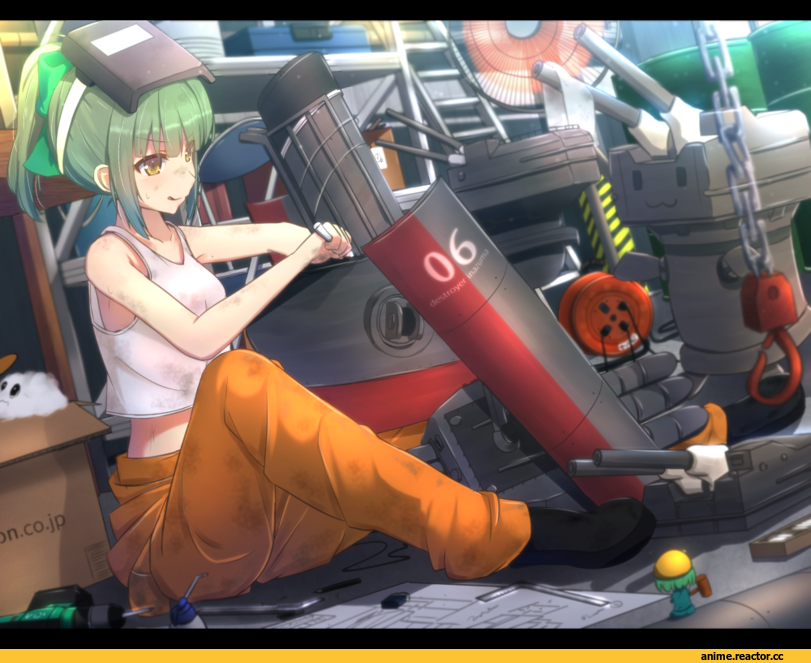 cuon (kuon), Fairy (Kantai Collection), Kantai Collection, Yuubari, Anime