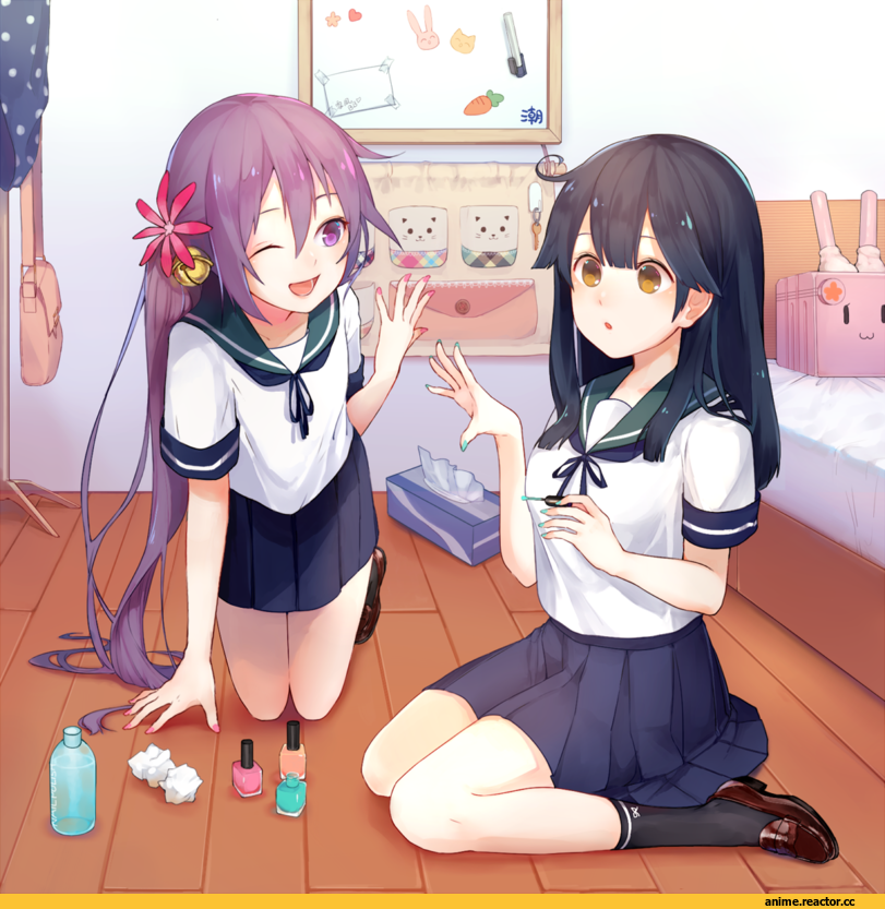 af-helen, Akebono, Kantai Collection, Ushio, Anime