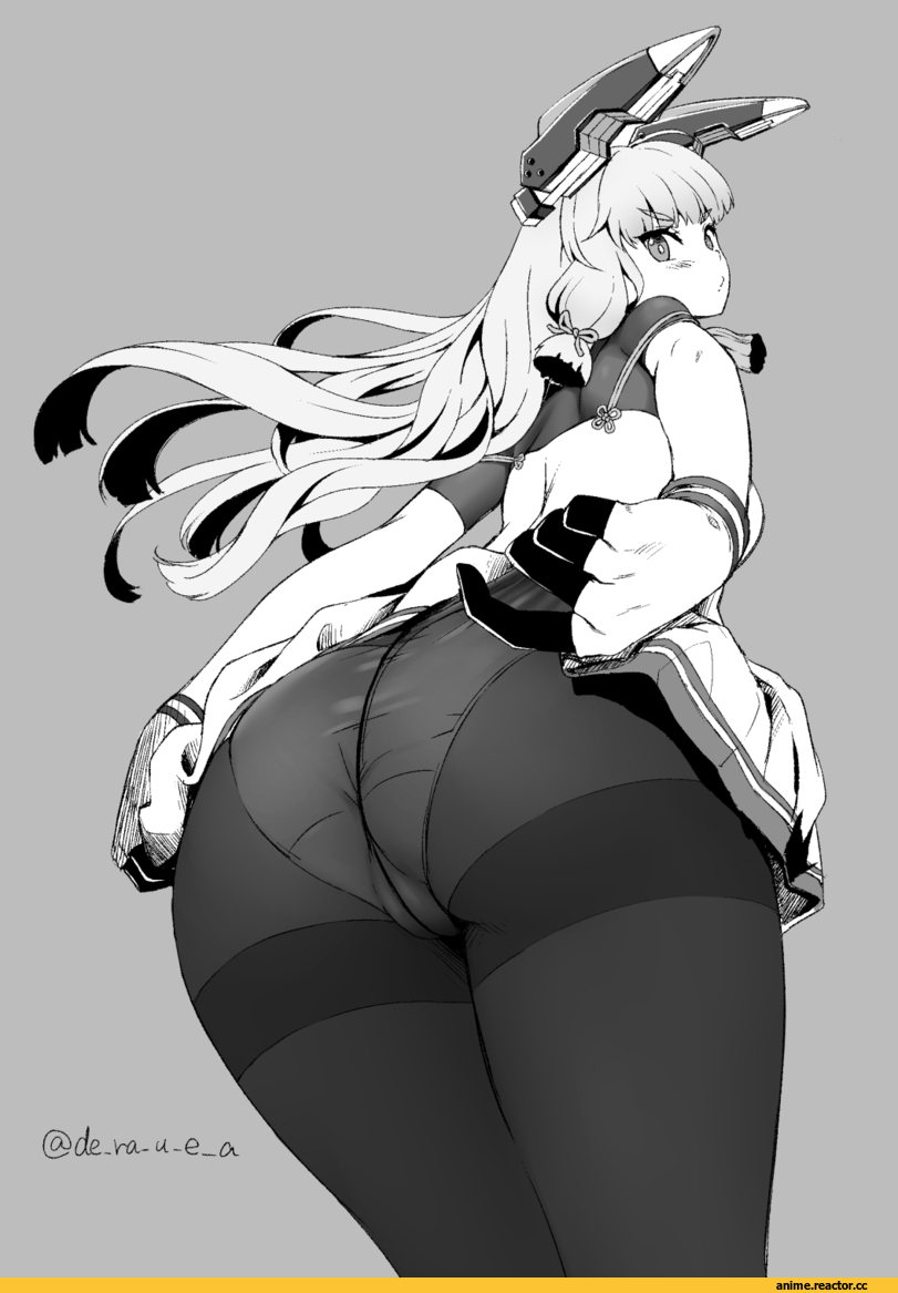 Murakumo, Kantai Collection, Anime Ero Pantsu, Anime Ero, Anime Ero Ass, de ra u e a, Anime Art, Monochrome (Anime), Anime