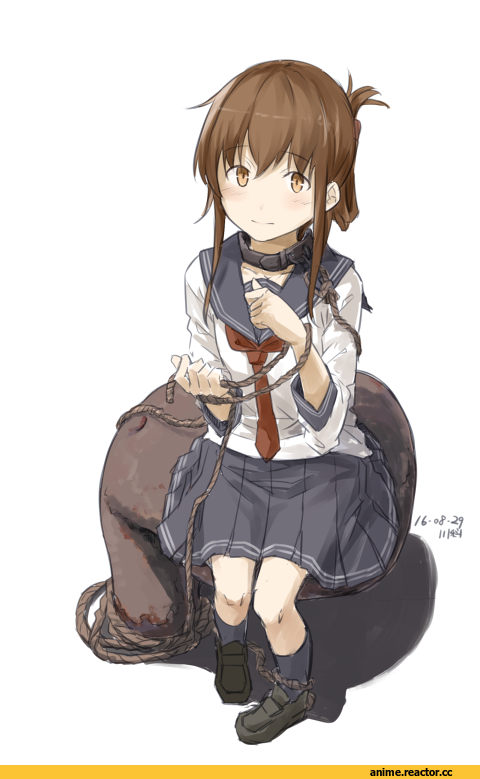 kawashina (momen silicon), inazuma, Kantai Collection, Anime