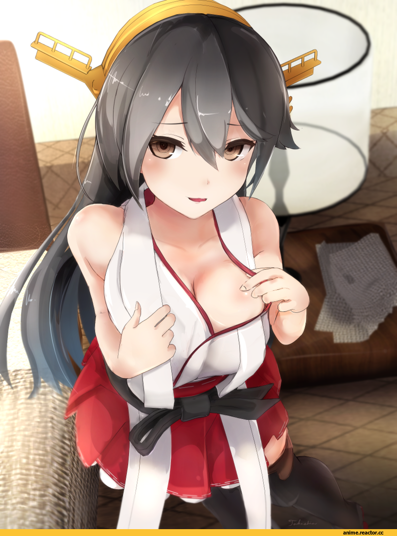 takashia (akimototakashia), Haruna (Kantai Collection), Kantai Collection, Anime