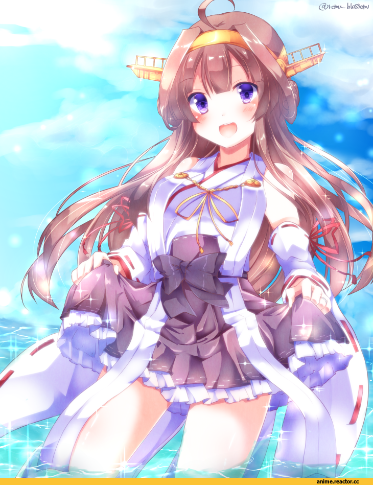 nanoha-h, Kongou (Kantai Collection), Kantai Collection, Anime