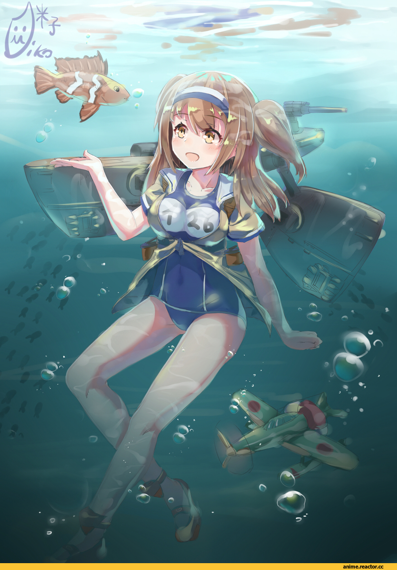 i-26, Kantai Collection, yonago miko, Anime
