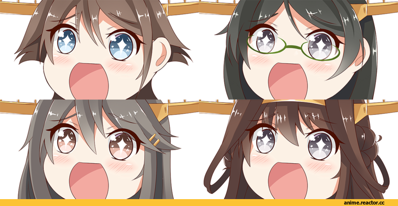 sin-poi, Kongou (Kantai Collection), Kantai Collection, Haruna (Kantai Collection), Kirishima (Kantai Collection), Anime