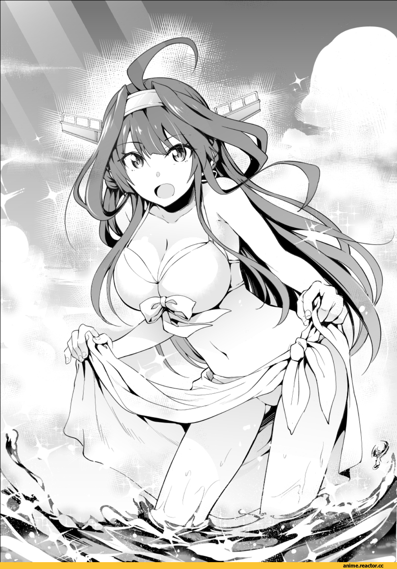 ishima yuu, Kongou (Kantai Collection), Kantai Collection, Anime Ero Swim, Anime Ero, Monochrome (Anime), Anime