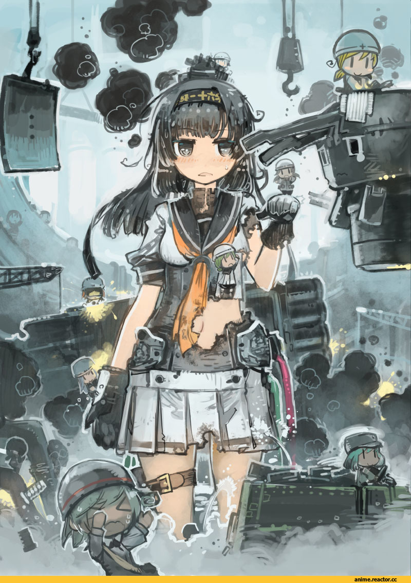 Akizuki (Kantai Collection), Kantai Collection, Fairy (Kantai Collection), konno takashi (frontier pub), Anime