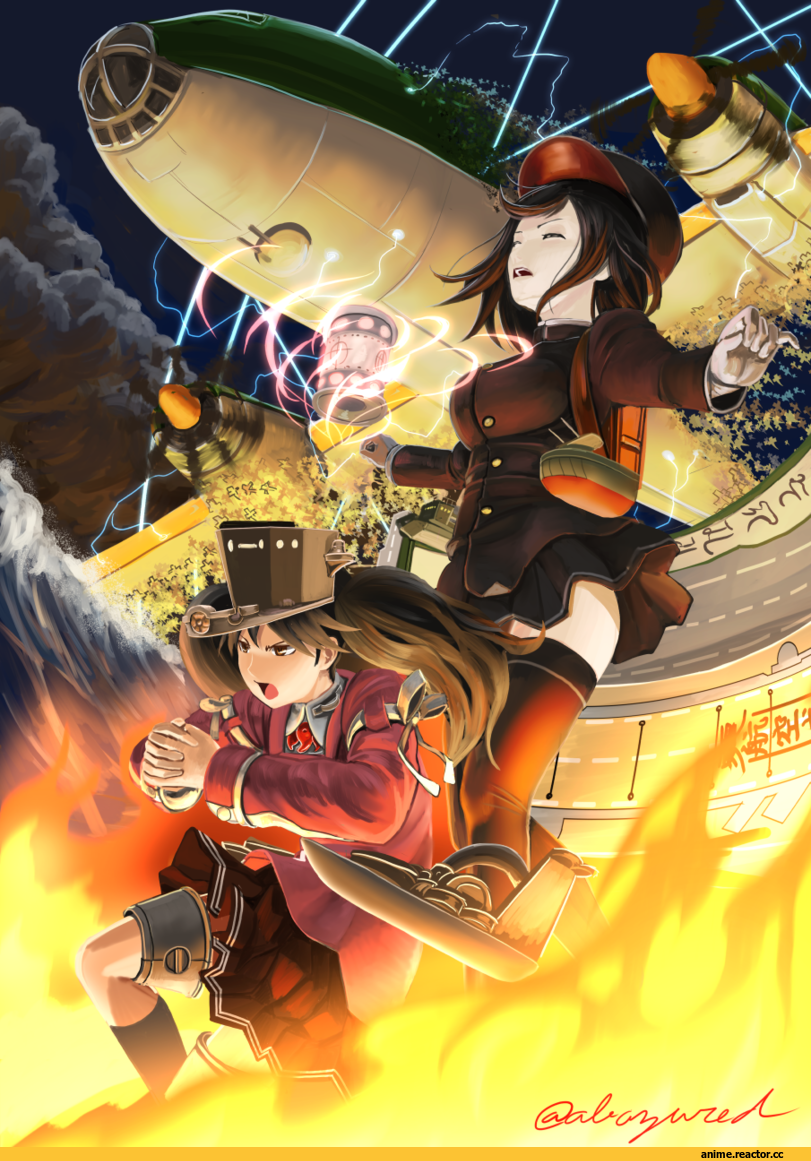 Kantai Collection, Ryuujou, Akitsu Maru, Abazu-Red, Anime
