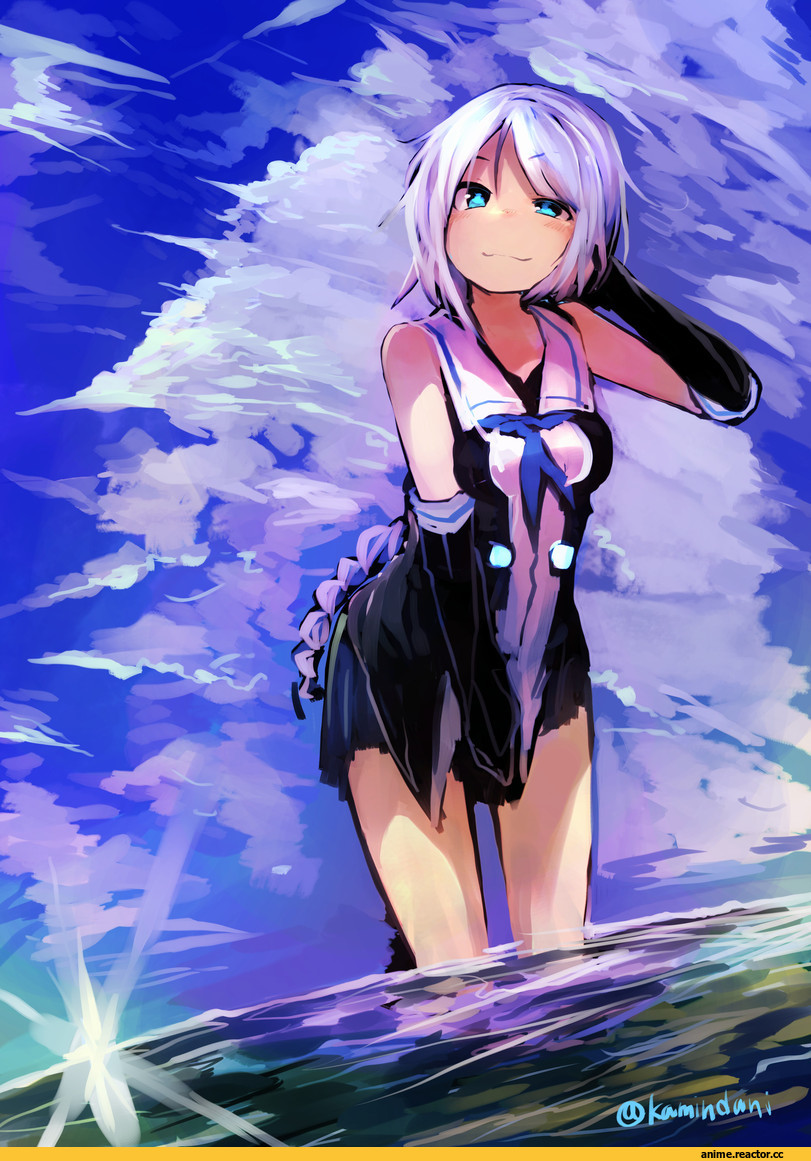 Umikaze (Kantai Collection), Kantai Collection, kaamin (mariarose753), Anime