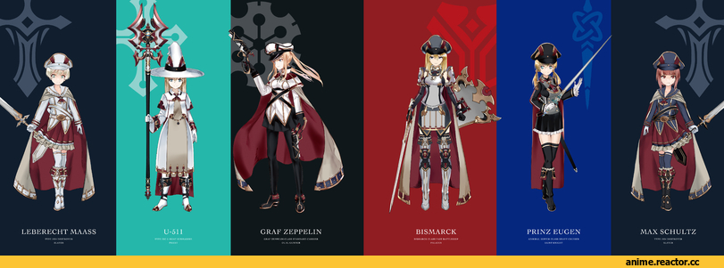 Kantai Collection, Z1 Leberecht Maass (Kantai Collection), Prinz Eugen, Graf Zeppelin, Bismarck (Kantai Collection), U-511 (Kantai Collection), Z3 Max Schultz (Kantai Collection), ruisento, Anime