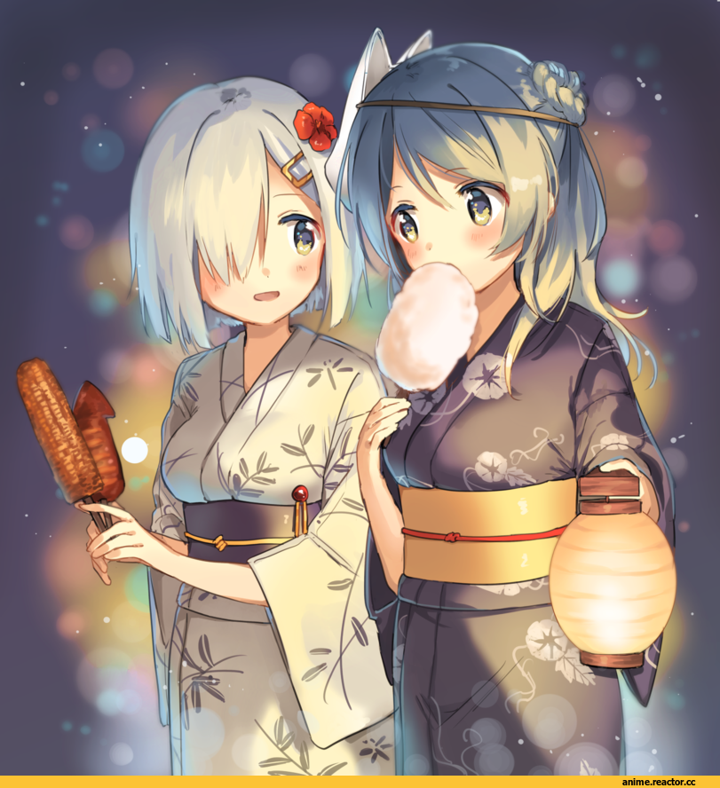 zuhonyanko, Hamakaze (Kantai Collection), Kantai Collection, Urakaze, Anime