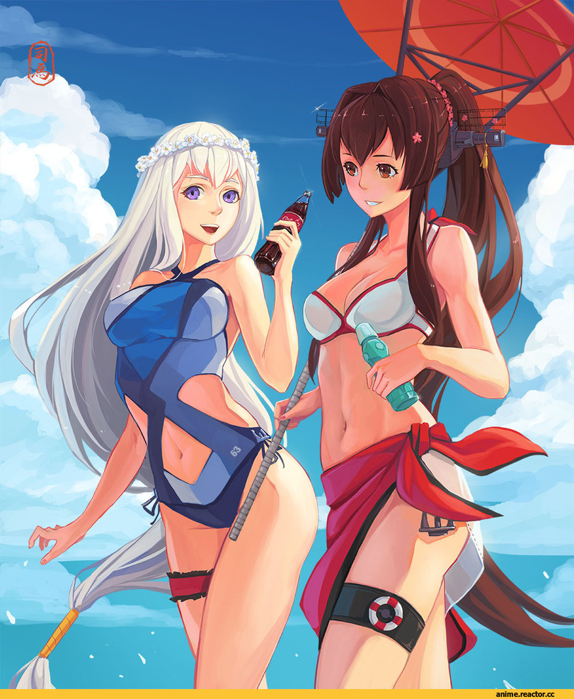 Yamato (Kantai Collection), Kantai Collection, Kantai Original, Anime Ero Swim, Anime Ero, uss missouri (bb-63), sima naoteng, Anime