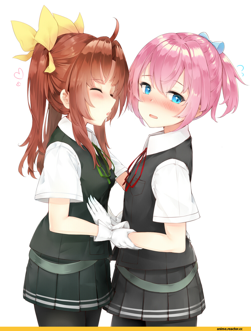 Kagerou (Kantai Collection), Kantai Collection, Shiranui (Kantai Collection), somalisu, Shoujo Ai, Anime