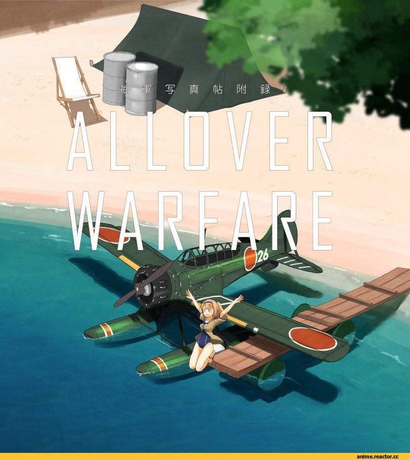 i-26, kitsuneno denpachi, I-401, Kantai Collection, Anime
