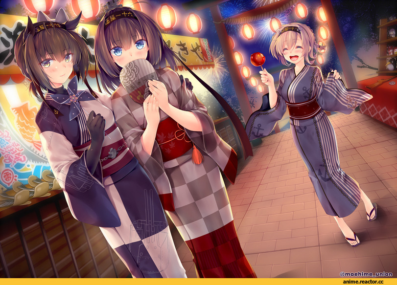 obiwan, Akizuki (Kantai Collection), Kantai Collection, Hatsuzuki (Kantai Collection), Teruzuki (Kantai Collection), Anime