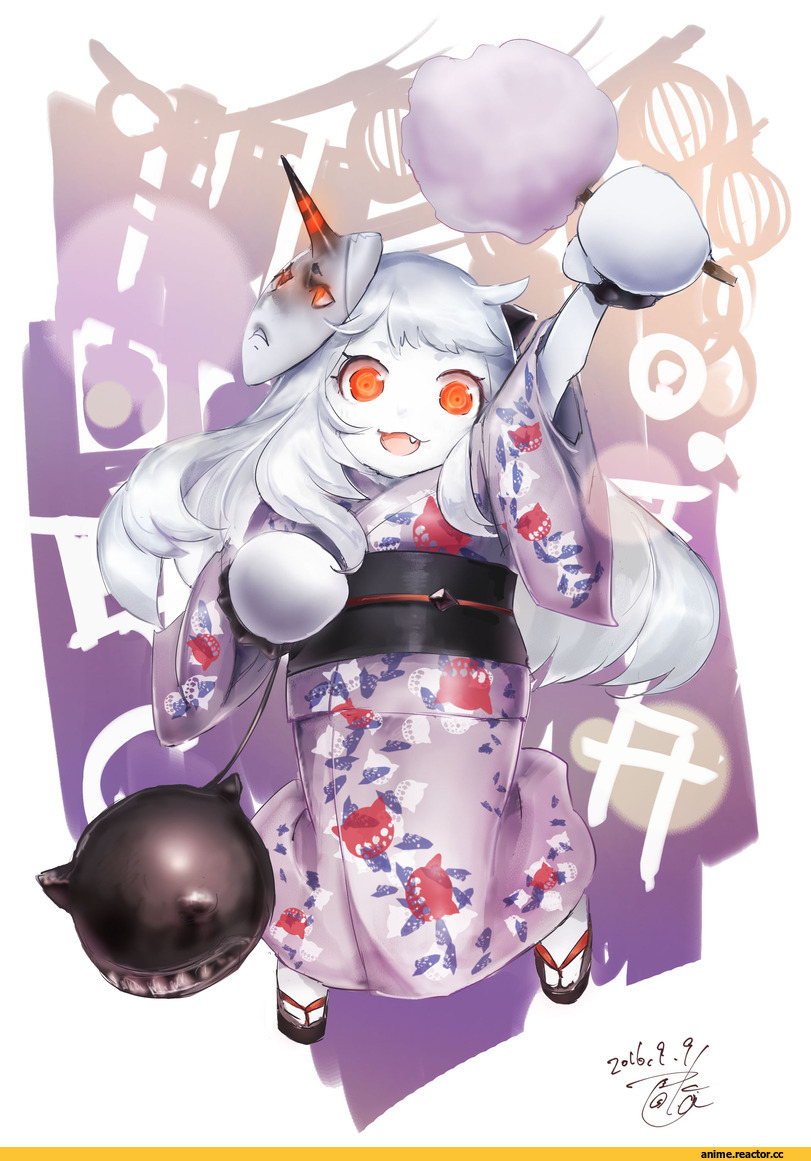 Northern Ocean Hime, Kantai Collection, toka (marchlizard), Anime
