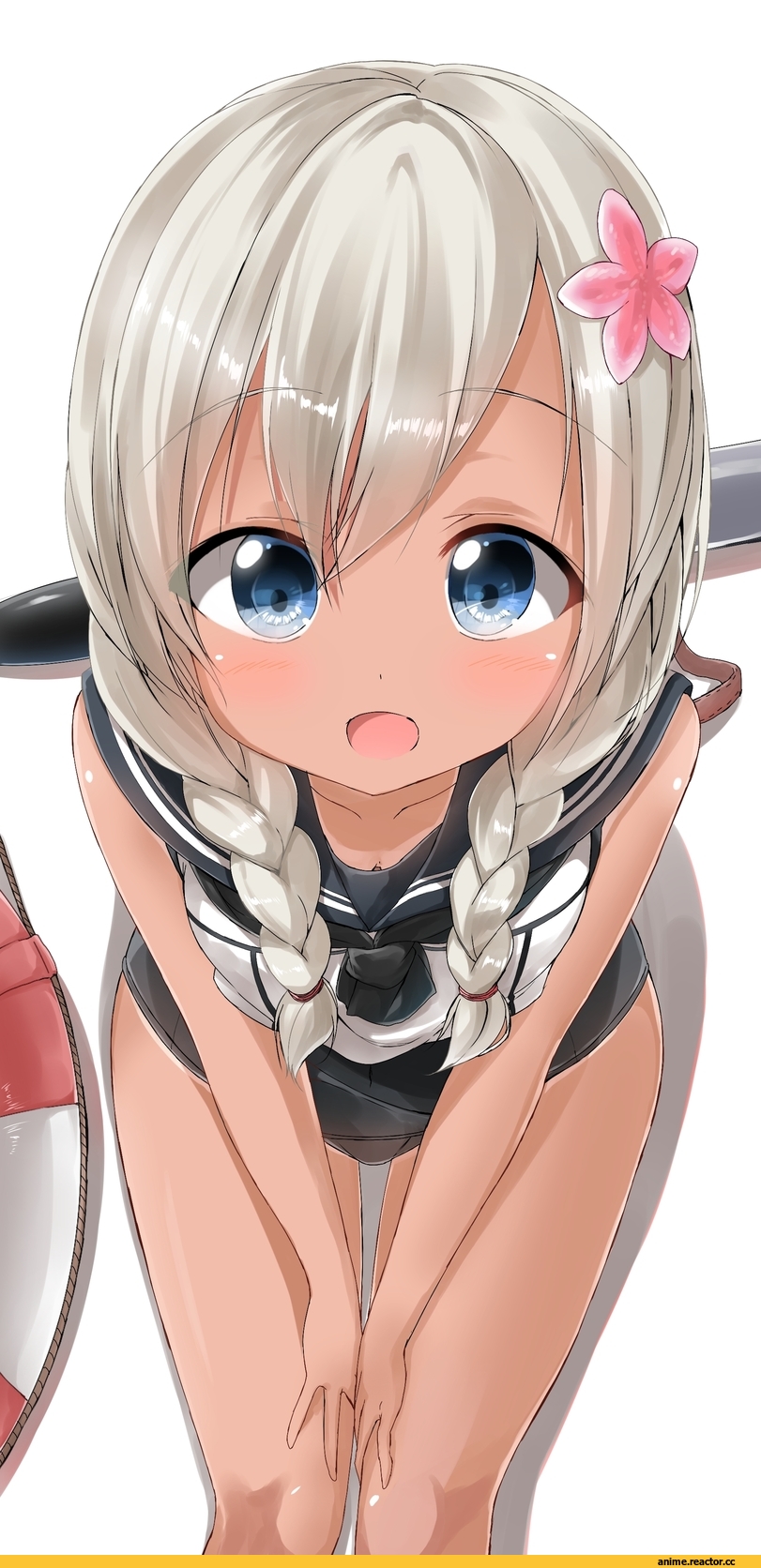 Anime Art, pentagon (railgun ky1206), Kantai Collection, Ro-500 (Kantai Collection), Anime
