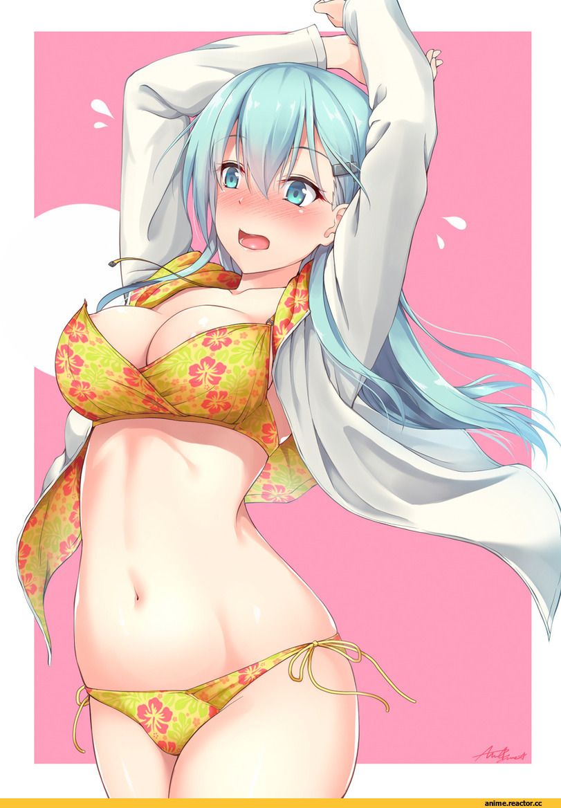 Anime Ero Swim, Anime Ero, Suzuya (Kantai Collection), Kantai Collection, awa yume, Anime