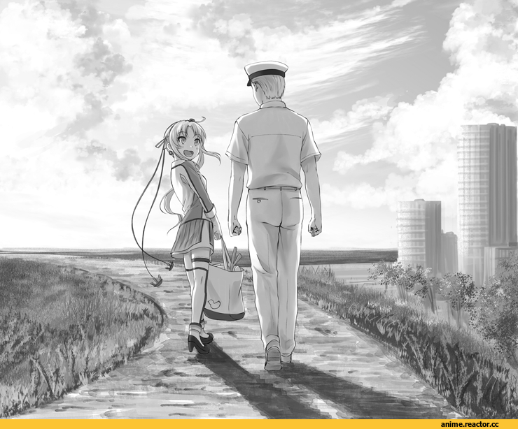 scarlet show, Monochrome (Anime), Admiral (Kantai Collection), Kantai Collection, Akitsushima (Kantai Collection), Anime