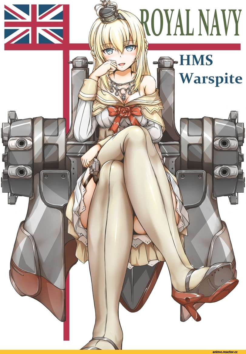 oku tamatarou, Warspite (Kantai Collection), Kantai Collection, Anime