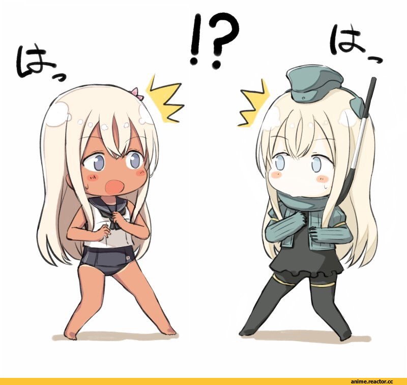 Engiyoshi, Anime Art, Ro-500 (Kantai Collection), Kantai Collection, U-511 (Kantai Collection), Anime