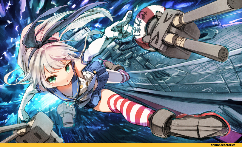 Shimakaze, Kantai Collection, kurobuta gekkan, Anime