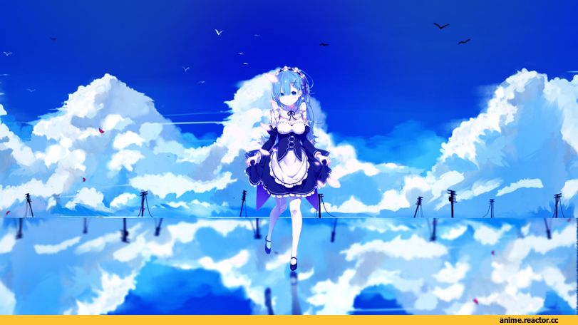 Re Zero Kara Hajimeru Isekai Seikatsu, Rem (re zero), narika, Anime