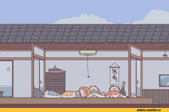 anime gif, Akebono, Kantai Collection, Ayanami (Kantai Collection), Oboro (Kantai Collection), Sazanami (Kantai Collection), Shikinami (Kantai Collection), Ushio, pori (poritan81), Anime